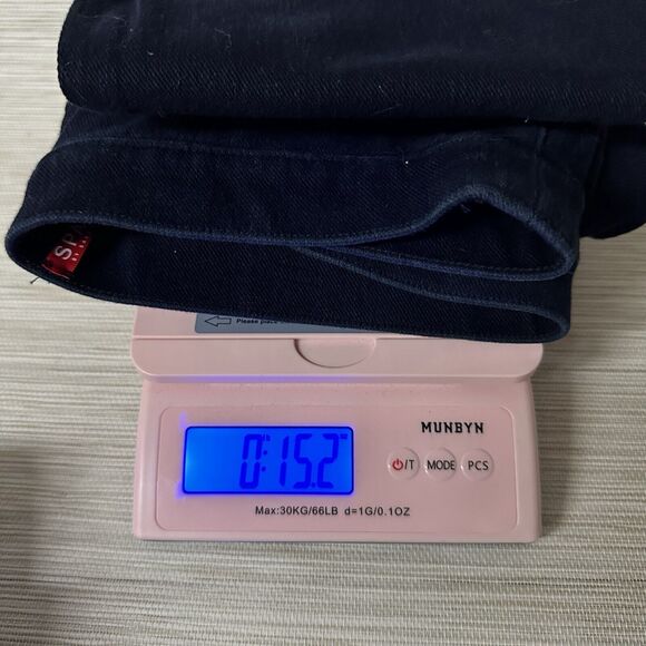 SPANX Jean-Ish Ankle Leggings Pull On Size M Blue Denim Stretch Jeggings EUC - Picture 14 of 14